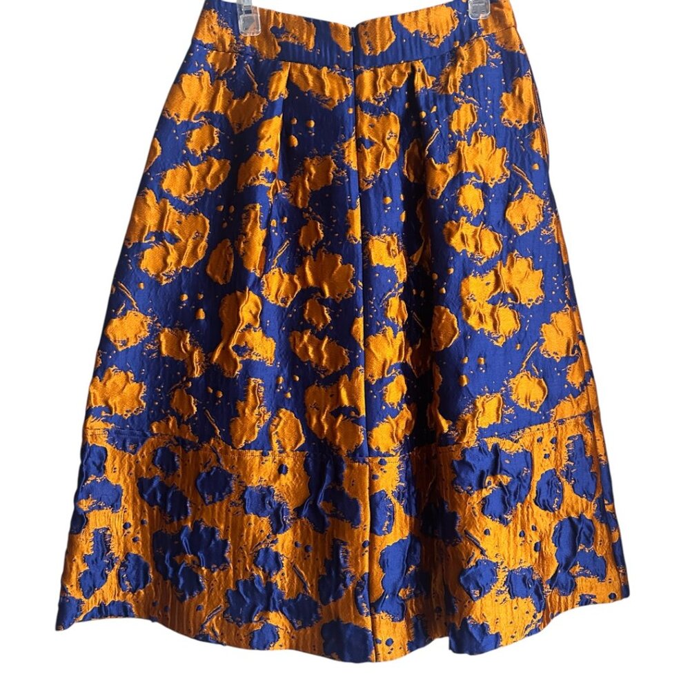 Max & Co. royal blue and orange skirt. Size 2. - Picture 6 of 11